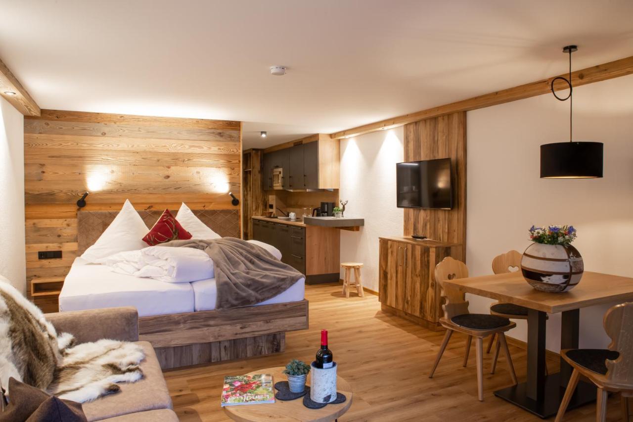 Brunnenhof Oberstdorf - Ferienwohnungen Mit Hotel Service Buitenkant foto